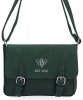 Torebka Listonoszka w Stylu Vintage firmy Bee Bag 1002S2024 Butelkowa Zieleń